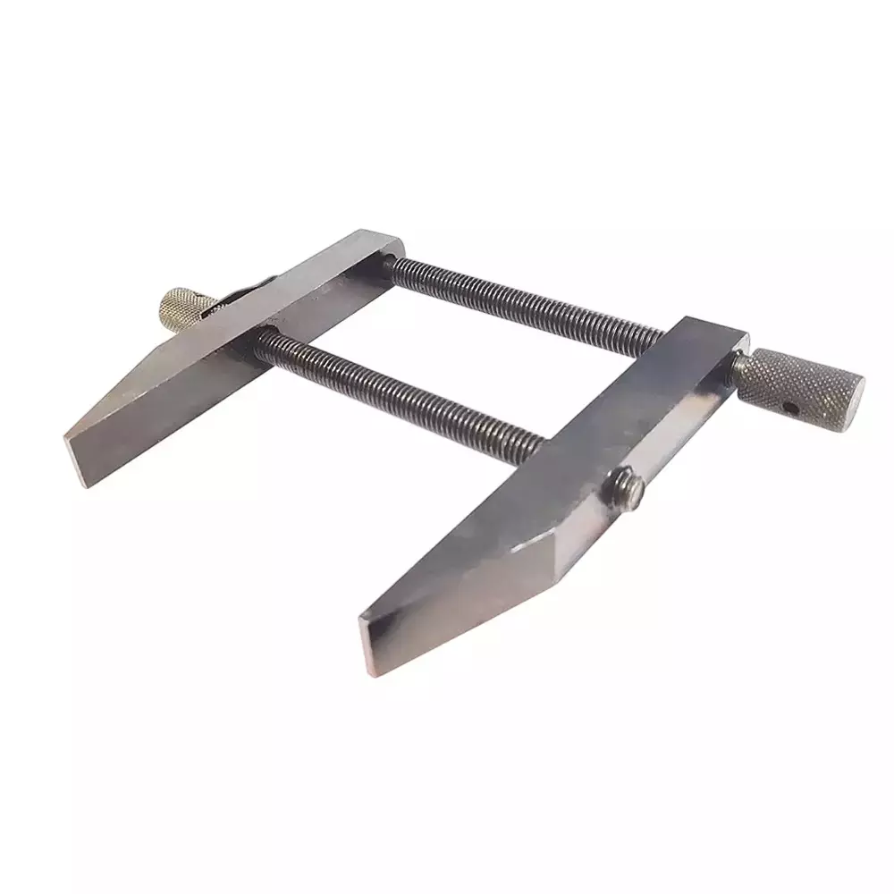 Buyohlic International Tool Maker Parallel Clamp with 5 inch (125 mm) Jaw Width and Threaded Screw Handle for DIY and Craft Machine, CJ-H3UM-IOGP