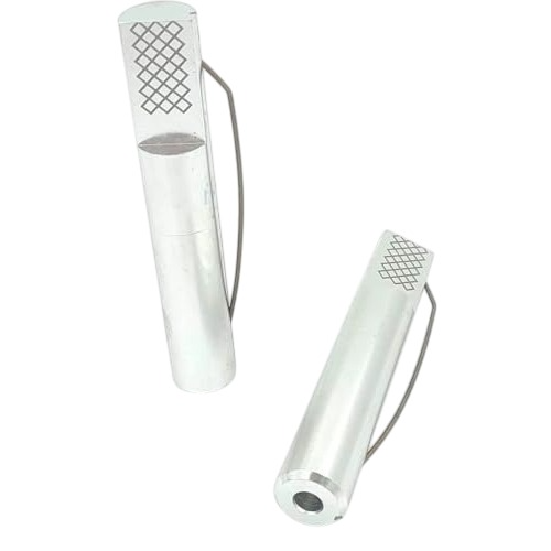 A.D INTERNATIONAL Bench Dog Spring Loaded Hold Down with 3/4 inch (19 mm) Diameter 4-3/8 inch (111.1 mm) Length and Anodized Aluminium Body, AN-ZM8K-K0YG (Set of 8)