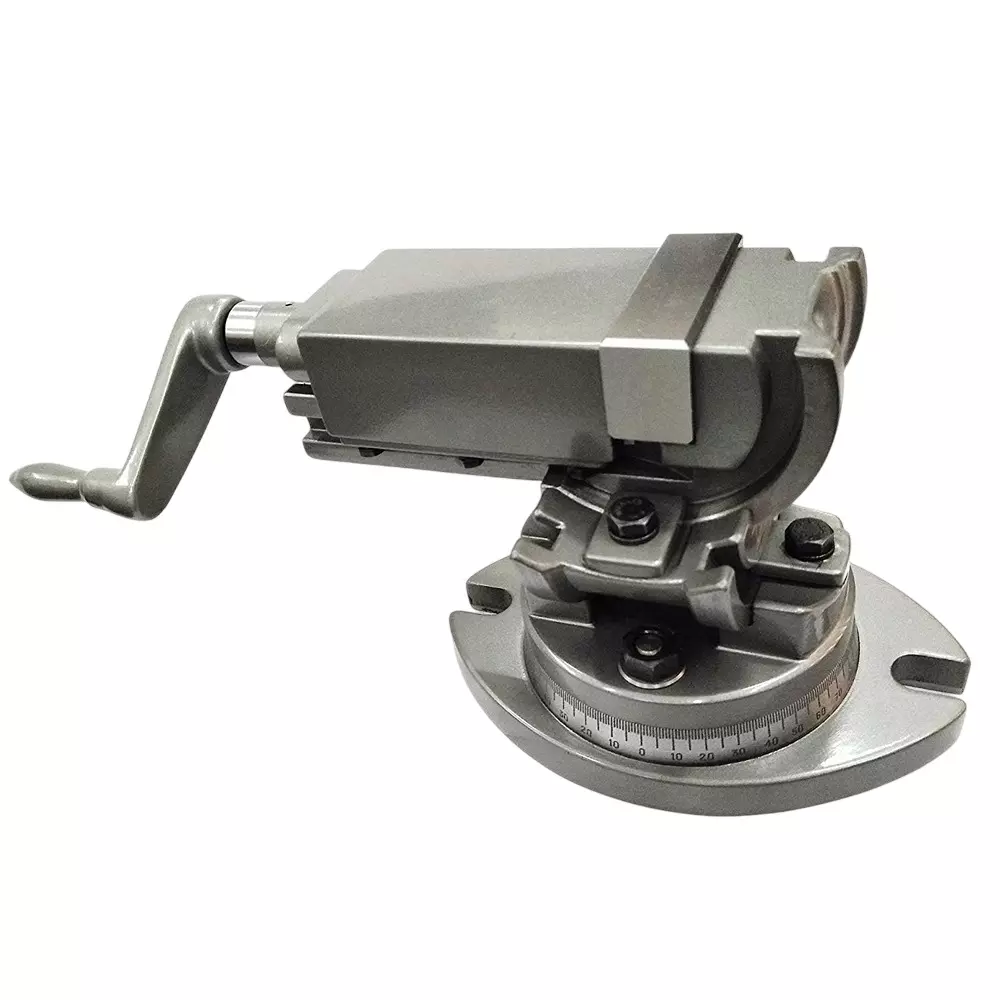 A.D INTERNATIONAL Precision Milling Vice 3 Way Angle Tilting 360° Swivel Base and 2 inch (50 mm) Jaw Width, HN-5EKL-JH3K