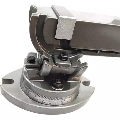 A.D INTERNATIONAL Precision Milling Vice 3 Way Angle Tilting 360° Swivel Base and 2 inch (50 mm) Jaw Width, HN-5EKL-JH3K