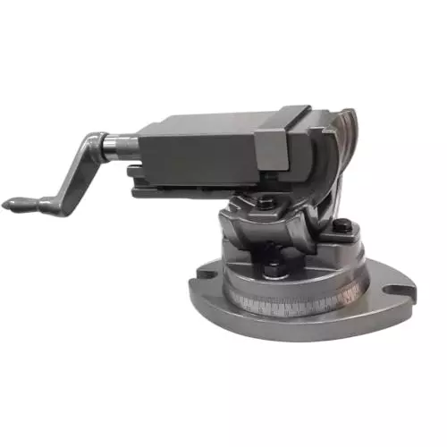 A.D INTERNATIONAL Precision Milling Vice 3 Way Angle Tilting 360° Swivel Base and 2 inch (50 mm) Jaw Width, HN-5EKL-JH3K
