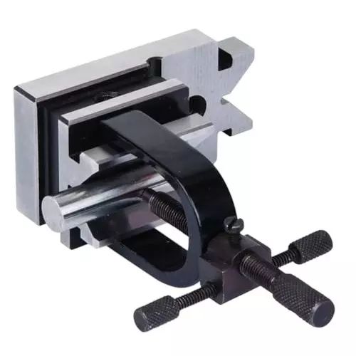 Buyohlic International Multi-Use Vee Block & Clamp Set Precision Ground Hardened Tool Steel 1-5/16 inch (33.3 mm) Holding Capacity, 30-VB-101