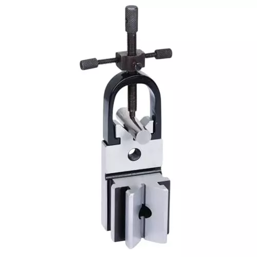 Buyohlic International Multi-Use Vee Block & Clamp Set Precision Ground Hardened Tool Steel 1-5/16 inch (33.3 mm) Holding Capacity, 30-VB-101