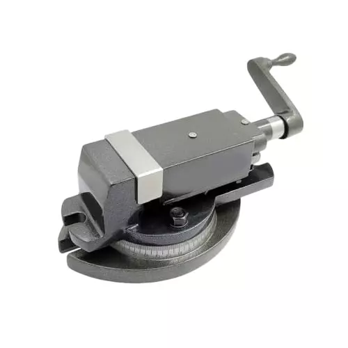 A.D INTERNATIONAL Milling Vice with Swivel Base 2 inch (50 mm) Jaw Width and Hardened Tool Steel Jaws, J1-YM5A-E58V