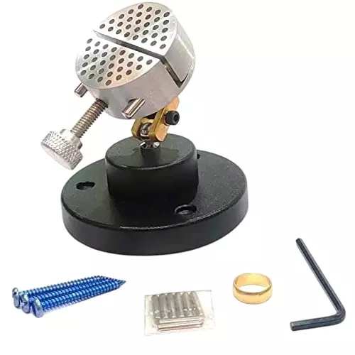 A.D INTERNATIONAL Universal Aluminium Work Holder Peg Clamp Base Bench Top for Jewellery Making, OI-RILT-ONCS