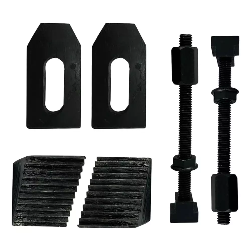 Assorts Clamp Kit Set Tool Steel 6 mm M6 Thread for 3 Inch (75 mm) & 4 Inch (100 mm) Rotary Table