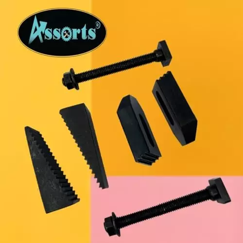 Assorts Clamp Kit Set Tool Steel 8 mm M8 Thread for HV4/ HV6 Rotary Table-Milling
