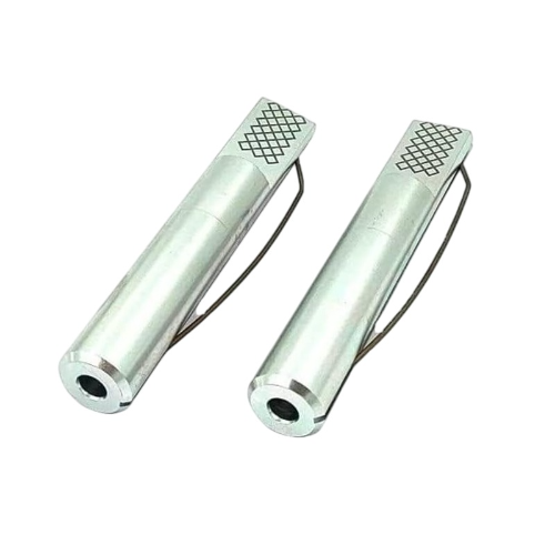 A.D INTERNATIONAL Bench Dog Spring Loaded Hold Down with 3/4 inch (19 mm) Diameter 4-3/8 inch (111.1 mm) Length and Anodized Aluminium Body