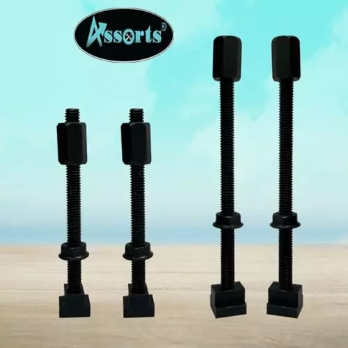 Assorts Clamp Kit Set Tool Steel 6 mm M6 Thread for Rotary Table (Pack of 24)