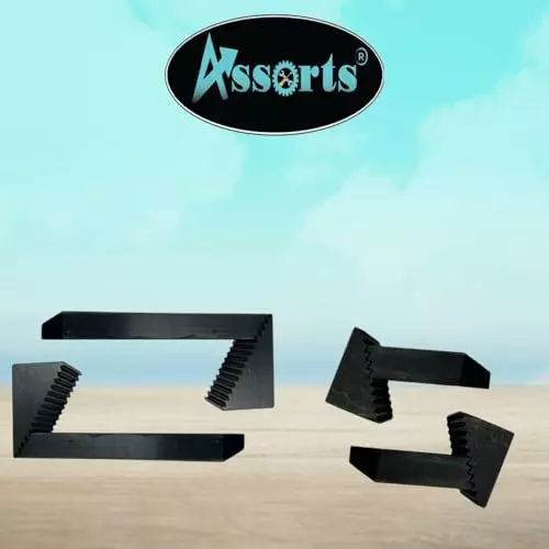 Assorts Clamp Kit Set Tool Steel 6 mm M6 Thread for Rotary Table (Pack of 24)