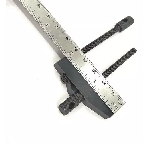 A.D INTERNATIONAL Tool Maker Parallel Clamp Size 2 inch (50 mm) with Epoxy Black Finish Tool Steel Body, AU-VKR2-RWSB