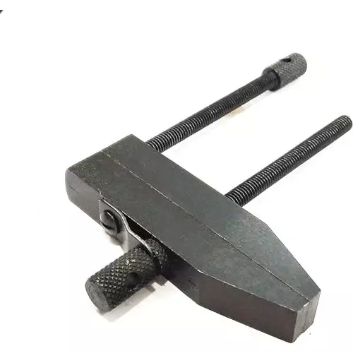 A.D INTERNATIONAL Tool Maker Parallel Clamp Size 2 inch (50 mm) with Epoxy Black Finish Tool Steel Body, AU-VKR2-RWSB