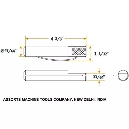 Assorts Bench Dog Aluminum 19.05x111.125 mm (3/4x4-3/8 Inch) (Pack of 4)