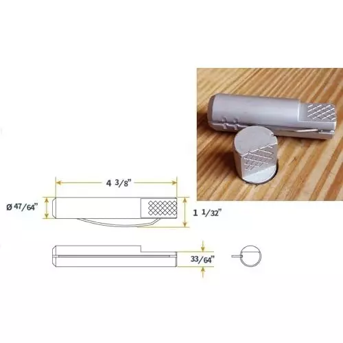 buyohlic-international-bench-dog-spring-loaded-hold-down-with-34-inch-19-mm-diameter-4-38-inch-1111-mm-length-and-anodized-aluminium-body-50-bd-101-set-of-2