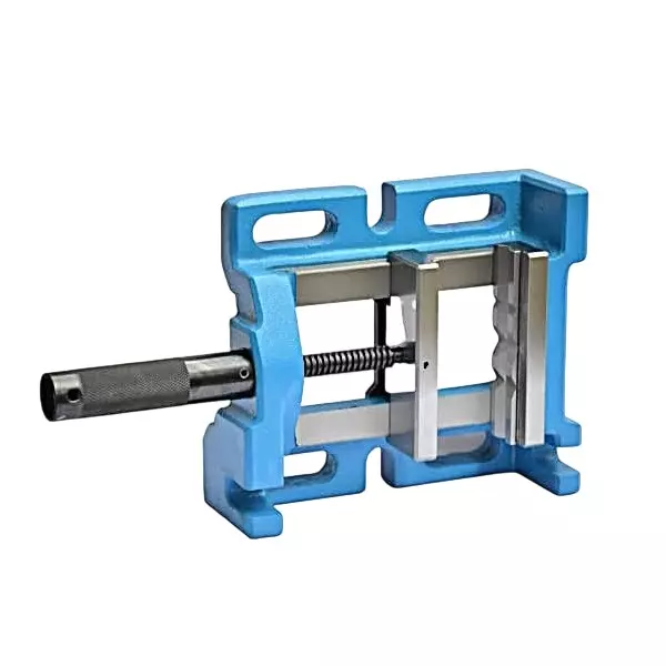 A.D INTERNATIONAL Unigrip 3 Way Drill Press Vice High Accuracy High Grade Cast Iron Heavy Duty 5 inch (125 mm) Jaw Width, SU-QAUZ-3BFM