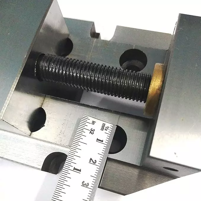 A.D INTERNATIONAL Precision Grinding Steel Vice with Hardened Ground Finish and 2-3/8 Inch (60 mm) Jaw Width, 9H-J8WN-L8QS