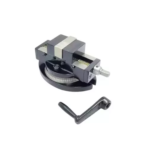 Buyohlic International Self Centering Milling Machine Vice with Swivel Base 2 inch (50 mm) Jaw Width and 52 mm Jaw Opening, XV-AA3Y-O6KP