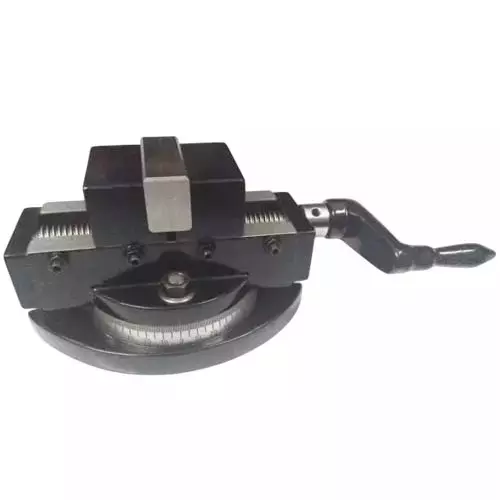 Buyohlic International Self Centering Milling Machine Vice with Swivel Base 2 inch (50 mm) Jaw Width and 52 mm Jaw Opening, XV-AA3Y-O6KP