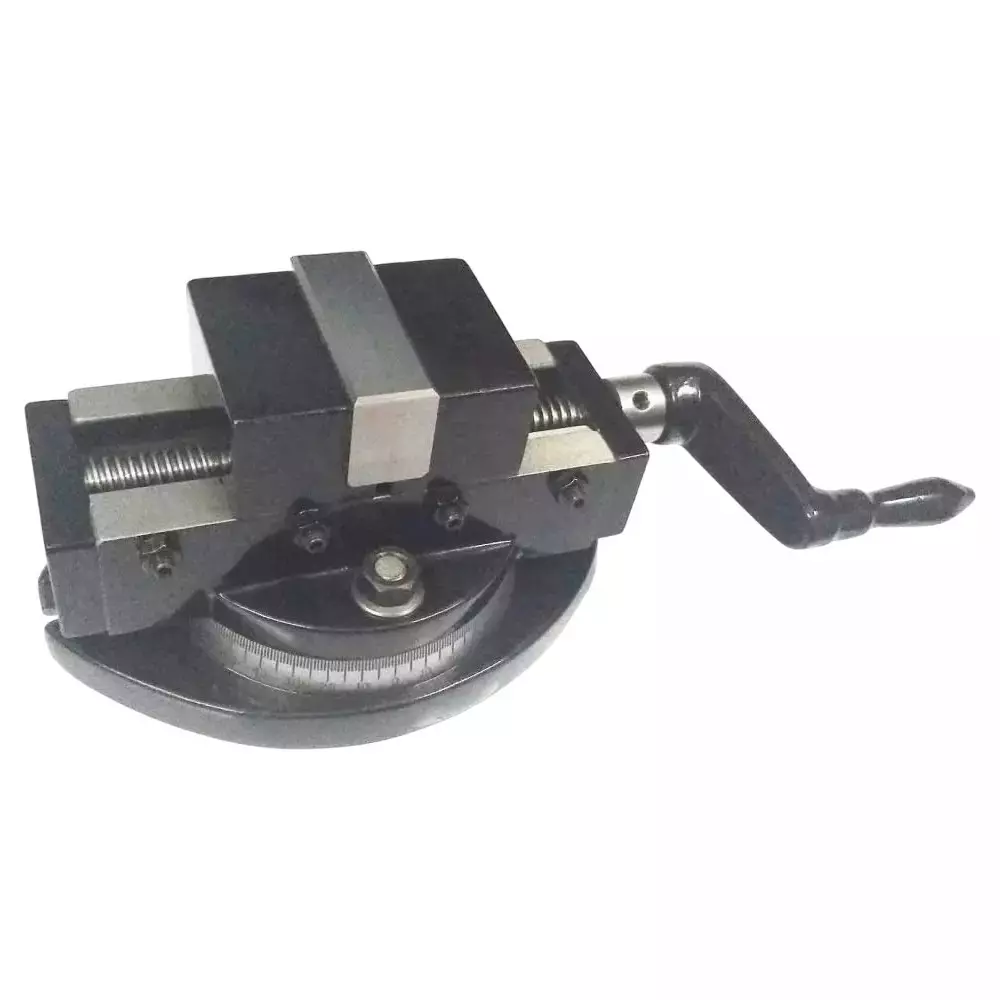 Buyohlic International Self Centering Milling Machine Vice with Swivel Base 2 inch (50 mm) Jaw Width and 52 mm Jaw Opening, XV-AA3Y-O6KP