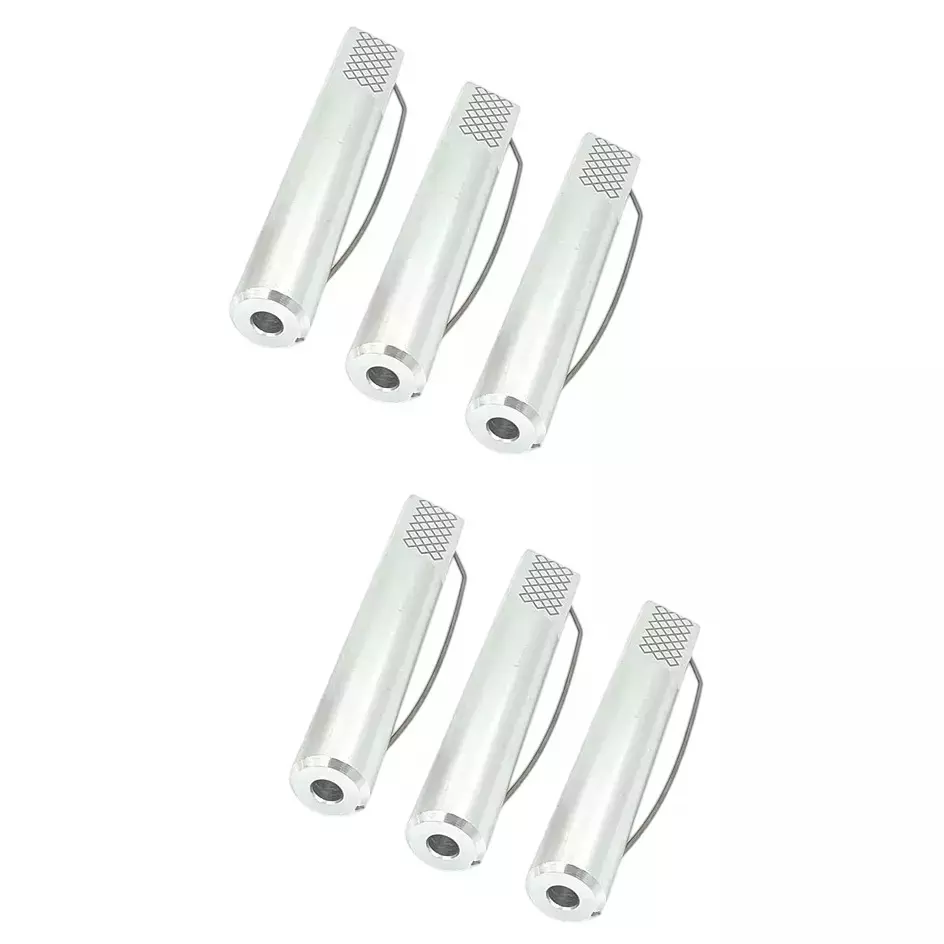 Buyohlic International Bench Dog Spring Loaded Hold Down Aluminium Body 3/4 inch (19 mm) x 2-3/8 Inch (60.3 mm), 8X-E522-5IP9 (Pack of 6)
