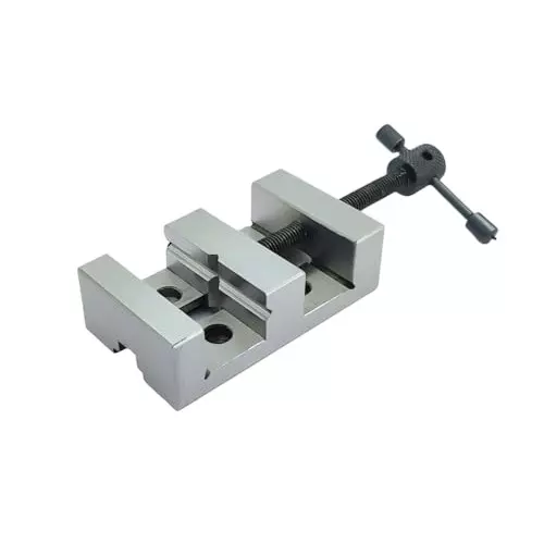 A.D INTERNATIONAL Grinding Vice with 2 inch (50 mm) Jaw Width and 45 mm Jaw Opening for Mini Lathe Vertical Milling Slide, 5H-DO0R-XIWI