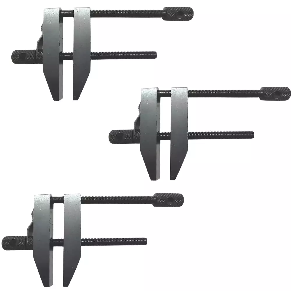 Buyohlic International Tool Maker Parallel Clamp Size 2 inch (50 mm) with Epoxy Black Finish Tool Steel Body, 0D-DU9C-87D9 (Pack of 3)
