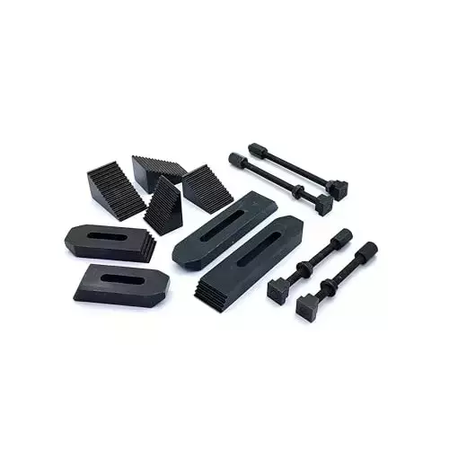 Buyohlic International Clamp Kit Set Size M6 Thread for Rotary Table, Milling Tables, Face Plates & Vertical Slide, 95-DHB5-HJI1