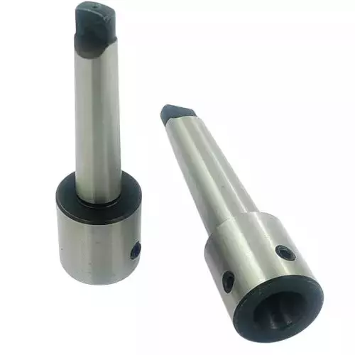 Buyohlic International Annular Cutter Holder with Lock Screw Tool Steel Body Morse Taper MT2 & MT3 Shank Compatible with 19 mm Shank Rota Broaches, FK-MX8L-0MI0 (Set of 2)