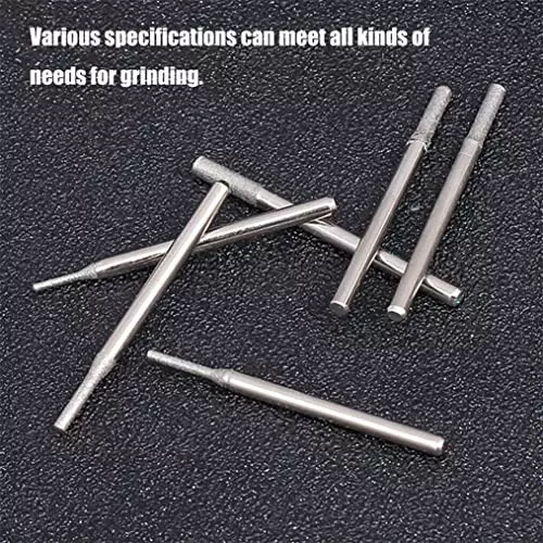 DY TOOLS Diamond Burr Bit Drill Kit 3 mm Shank Straight Flute (Pack of 30)