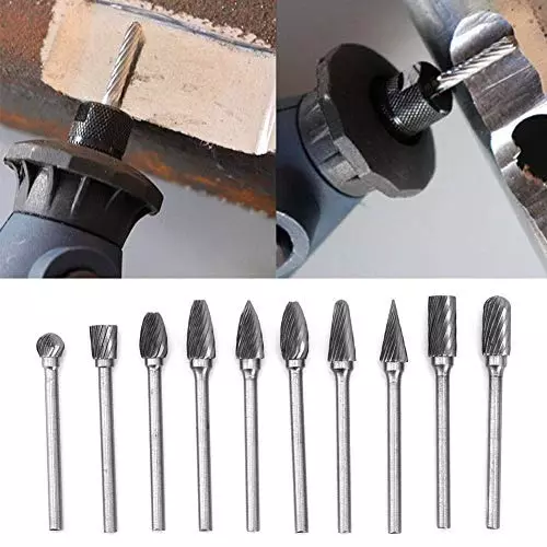 generic-10pcs-3mm-18-shank-carbide-burr-set-3mm-6mm-double-cut-rotary-files-burrs-die-grinder-bits-burs-wood-metal-stone-carving-polishing-engraving-drilling