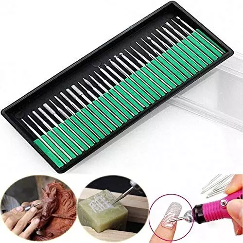 generic-30-pcs-diamond-coated-bur-bit-set-23-mm-shank-rotary-grinding-engraving-tool