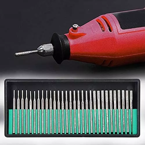 generic-30-pcs-diamond-coated-bur-bit-set-23-mm-shank-rotary-grinding-engraving-tool