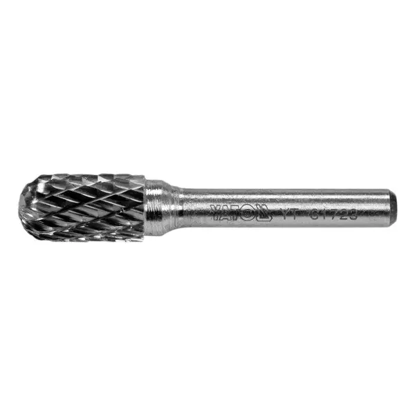 Yato Cylinder with Round Head Premium Rotary File 10 mm Diameter and 56 mm Length, YT-61723