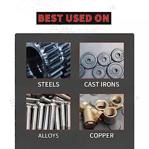 MECRAAF Double Cut Rotary Burr Cutter Cylindrical Type Super Grade Carbide 6 mm Shank Dia., BC-CE4D