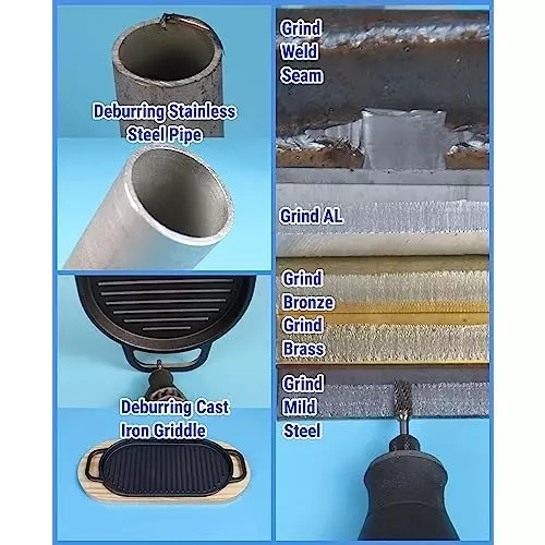 MECRAAF Double Cut Rotary Burr Cutter Cylindrical Type Super Grade Carbide 6 mm Shank Dia., BC-CE4D