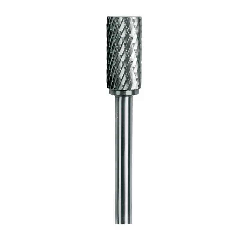 Indian Tools ITC12 Series Tungsten Carbide Rotary Burrs Cylindrical Shape without End Cut Standard Cut 6.3x66 mm, KBA00M6.316666