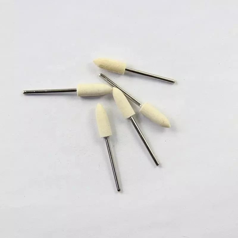 generic-13pcs-buffing-wheel-grinding-head-for-dremel-drill-3235mm-shank-4mm-5-piece-bullet--type-shank-diameterabout-3mm-off-white