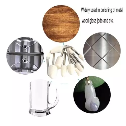 generic-13pcs-buffing-wheel-grinding-head-for-dremel-drill-3235mm-shank-4mm-5-piece-bullet--type-shank-diameterabout-3mm-off-white