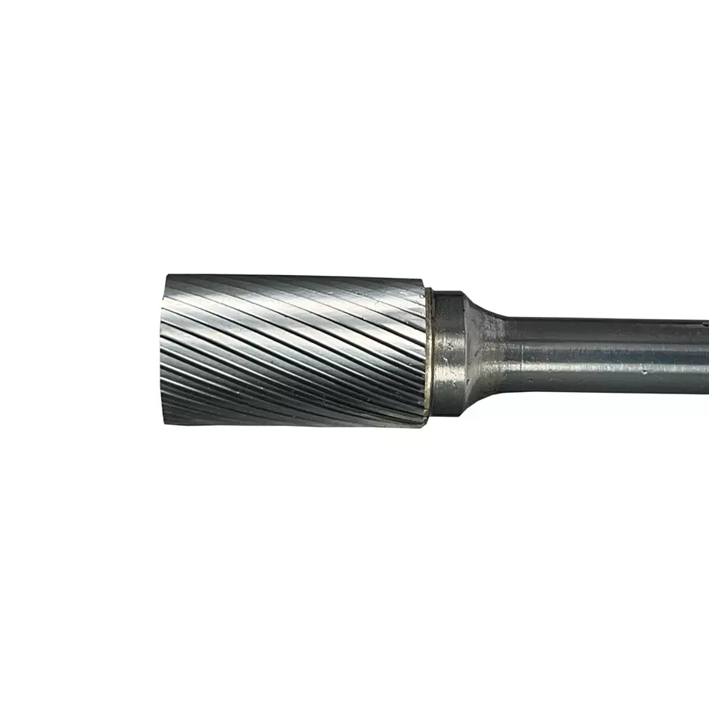 Shiballoy Tungsten Carbide Rotary Burr Cylindrical Shape 8 mm Head Diameter and 70 mm Overall Length, A0820