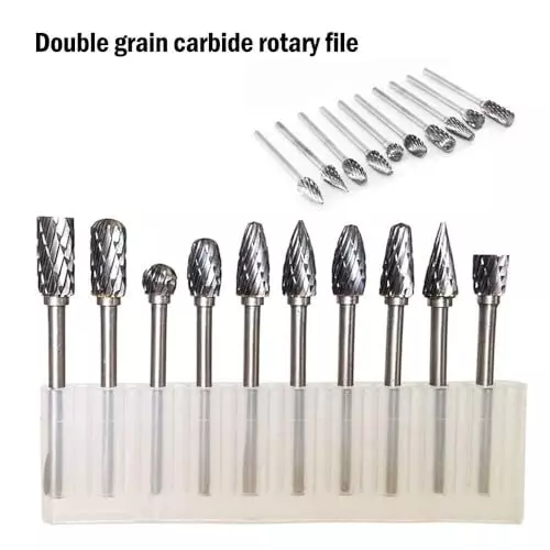 generic-10-pcs-carbide-burr-set-635-mm-14-inch-shank-double-cut-rotary-die-grinder-bits