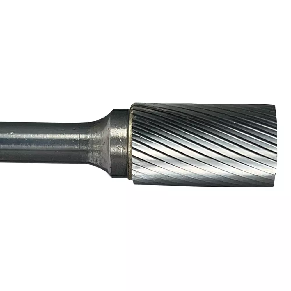 Shiballoy Tungsten Carbide Rotary Burr Cylindrical Shape 10 mm Head Diameter and 70 mm Overall Length, A1022