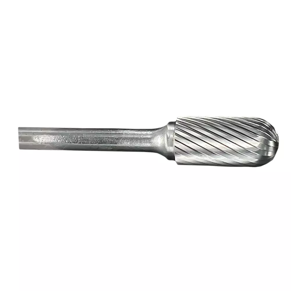 shiballoy-tungsten-carbide-rotary-burr-ball-nose-cylindrical-shape-8-mm-head-diameter-and-69-mm-overall-length-b0820