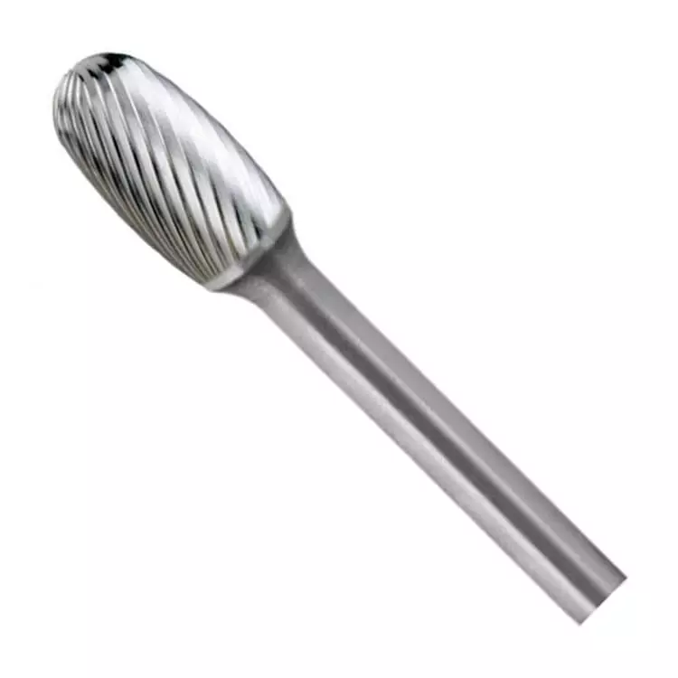 MIRANDA TOOLS Tungsten Carbide Rotary Burr Oval Shape Double Cut, Head Diameter 3 mm and Overall Length 38 mm, MOM1