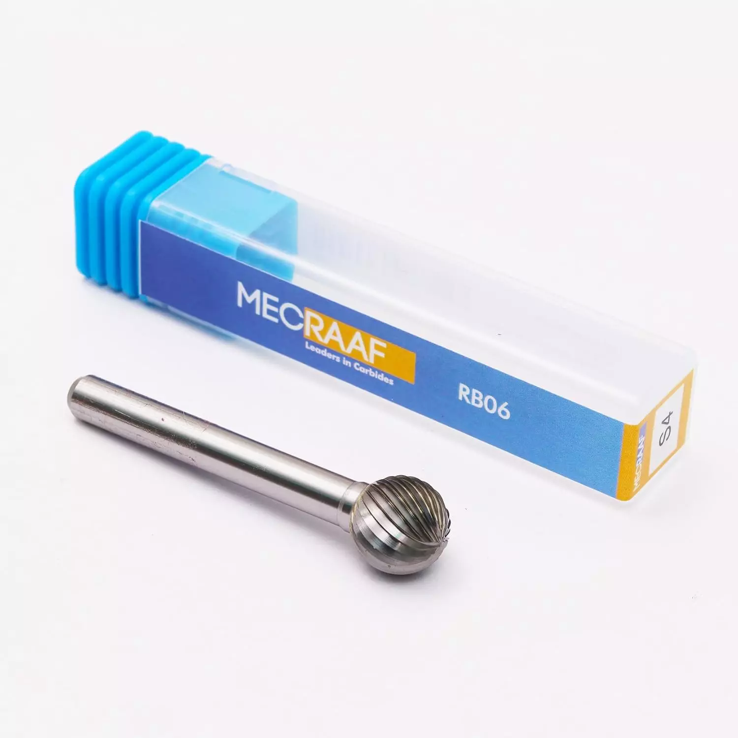 MECRAAF Ball Shape Single Cut Burr Cutter 12.7 mm Head Dia. And 11 mm Length, BC-S4S
