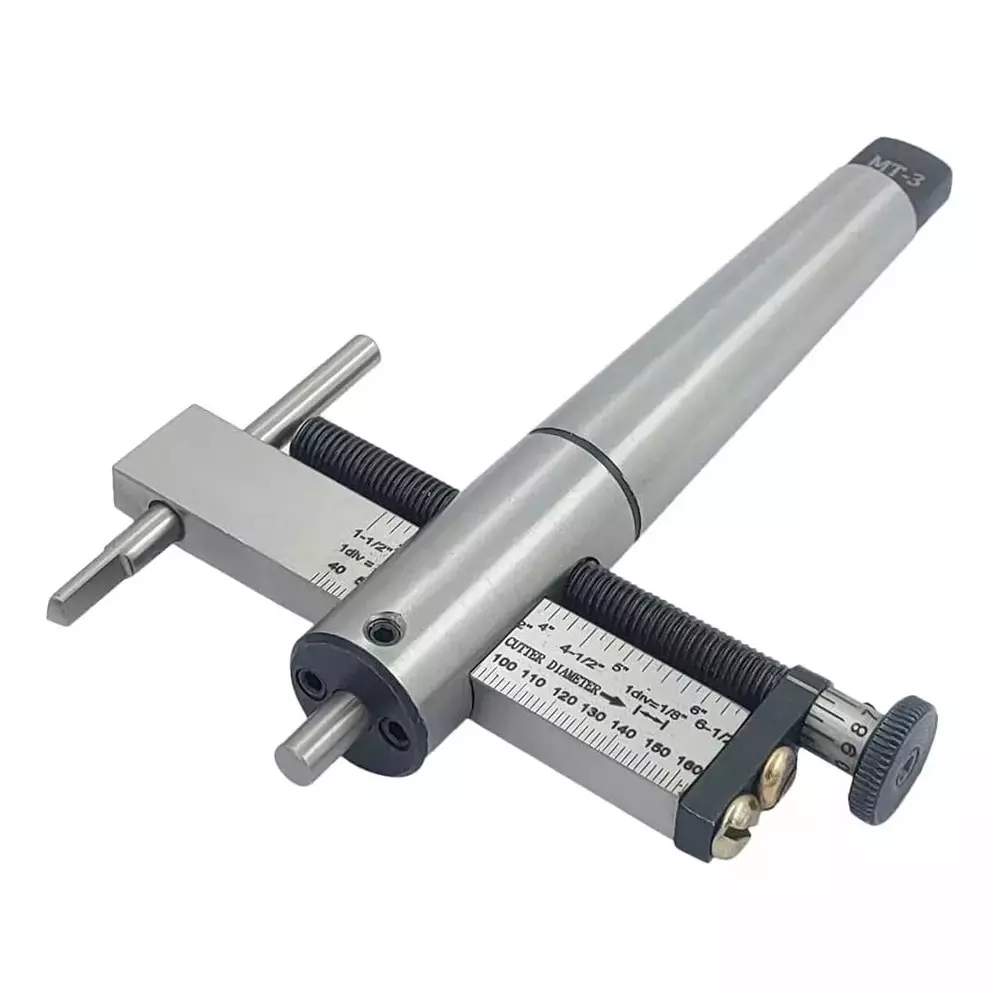 Buyohlic International Speed Guide Circle Cutter with HSS Tool Bit, MT3 Shank for Milling Machine, UR-OYMP-574Y