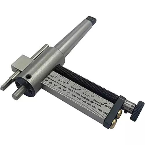 A.D INTERNATIONAL Speed Guide Circle Cutter with HSS Tool Bit, MT2 Shank for Milling Machine, 2M-BF0V-2DP5