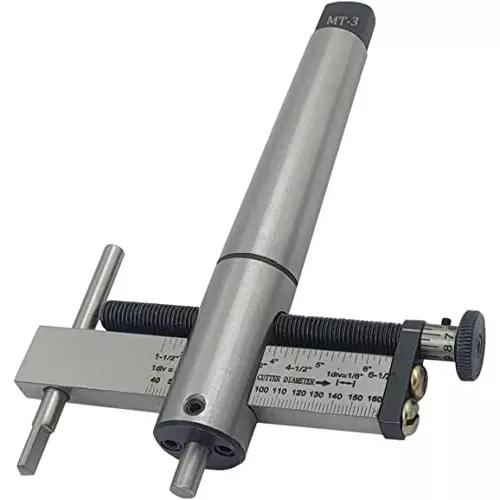 A.D INTERNATIONAL Speed Guide Circle Cutter with HSS Tool Bit, MT3 Shank for Milling Machine, UR-OYMP-574Y