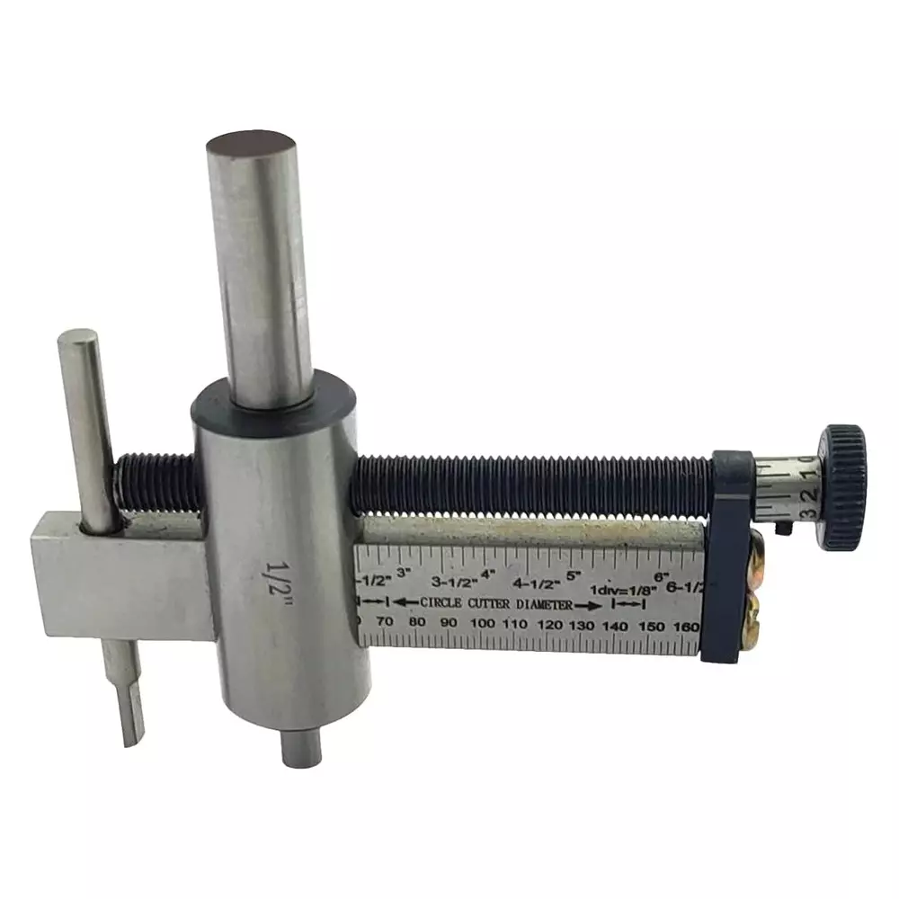 A.D INTERNATIONAL Speed Guide Circle Cutter with HSS Tool Bit, Straight Shank for Milling Machine, 43-XGGU-T5Q7
