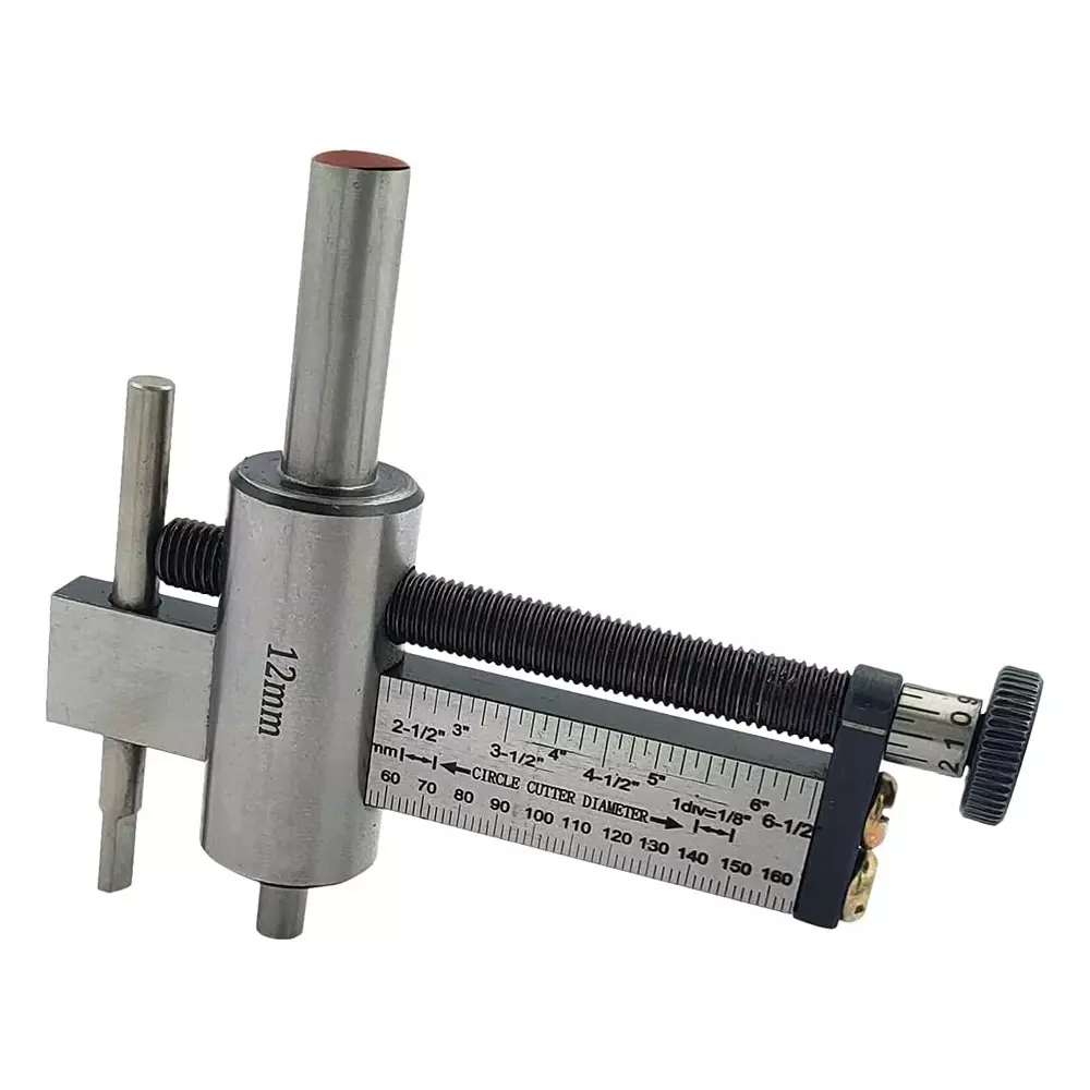 A.D INTERNATIONAL Speed Guide Circle Cutter with HSS Tool Bit, Straight Shank for Milling Machine, GT-RBWQ-EUUO