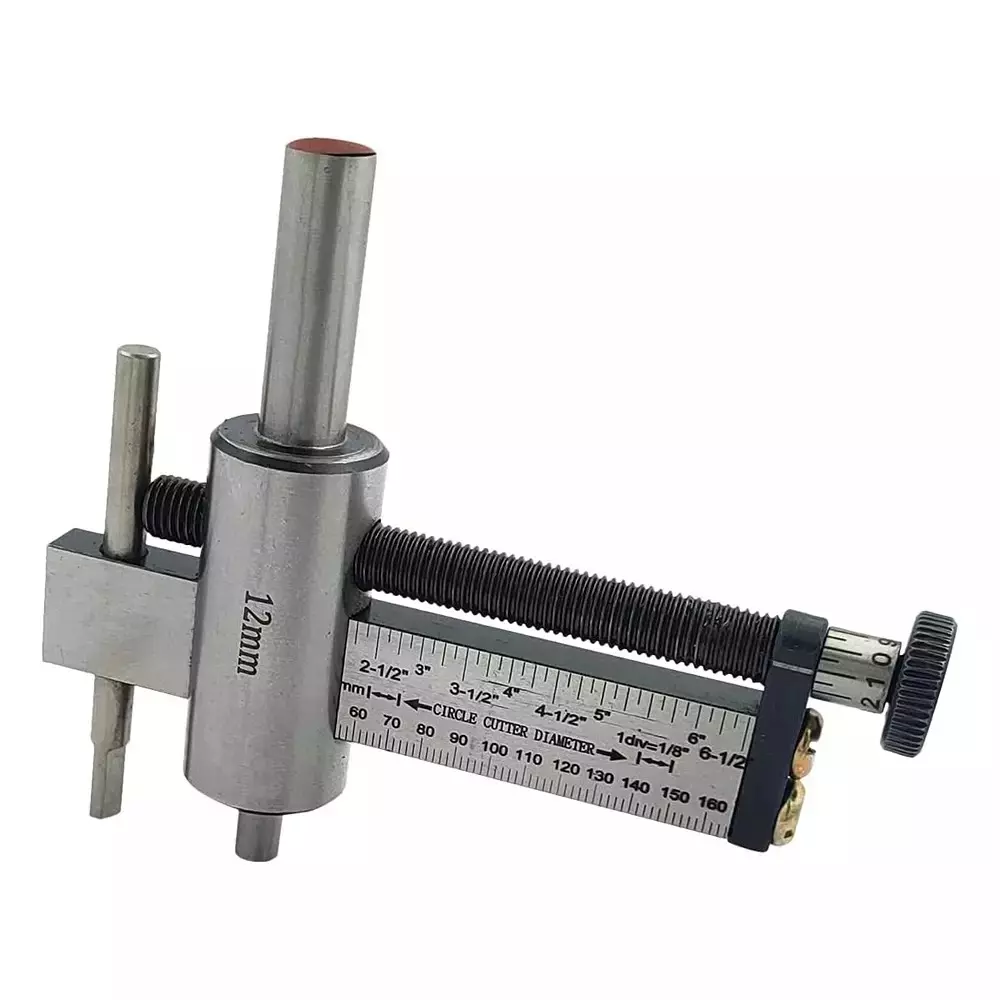 Buyohlic International Speed Guide Circle Cutter with HSS Tool Bit, Straight Shank for Milling Machine, GT-RBWQ-EUUO